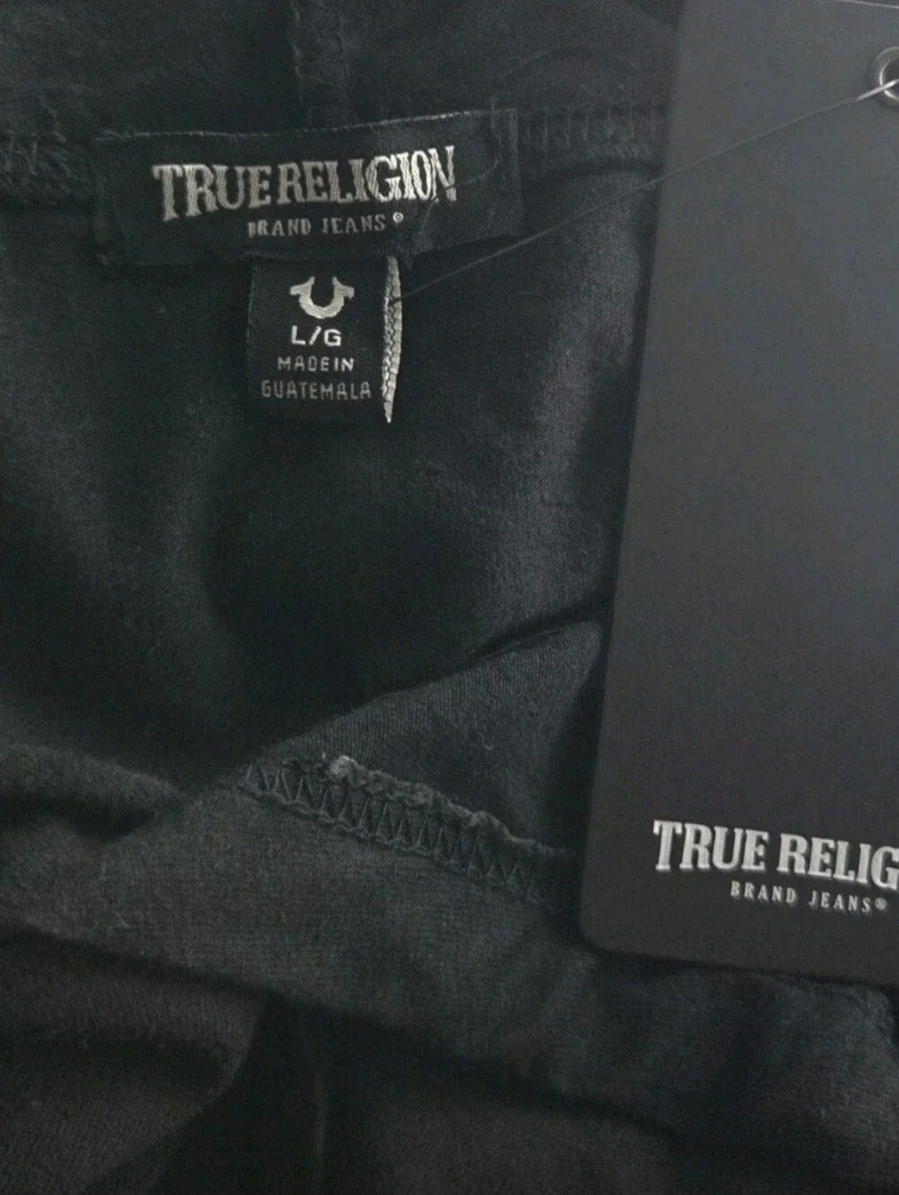 True Religion Black Sleeveless Tank Men's Size L